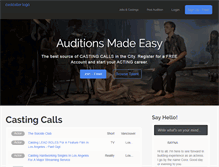 Tablet Screenshot of castcaller.com